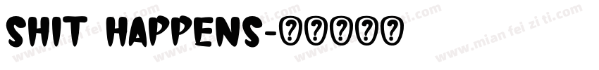 Shit Happens字体转换